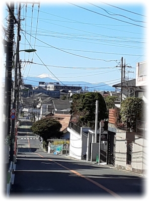 ことの 【絶景】白い富士山★リアルスクープ！★1/25(木)11時撮影。世田谷区の高い丘の上 で。