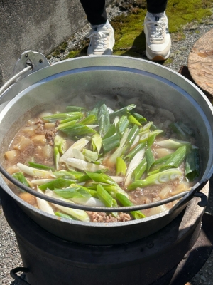 かずき 山形で芋煮会