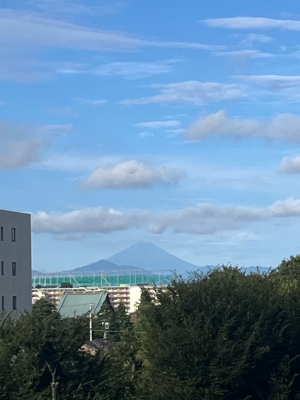 まい 今朝の富士山