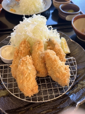 高見沢 今年初めてのカキ❤