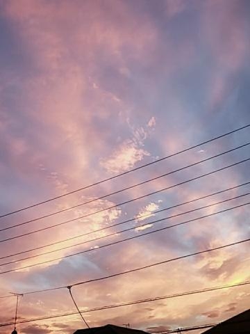 早川 夕焼け空