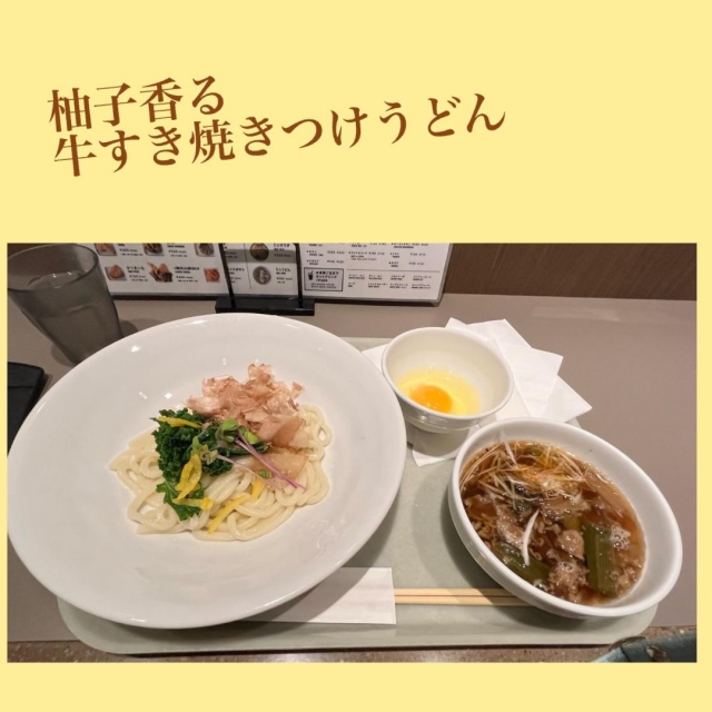 宮野わかな 東京駅でうどんを食べる