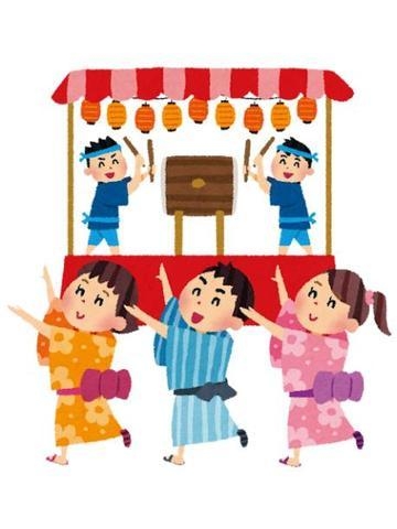 山村 夏祭りや花火大会