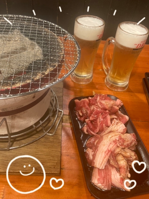 優香-ゆうか ビール&焼肉～!